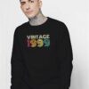 Vintage 1999 Year Spiral Logo Sweatshirt