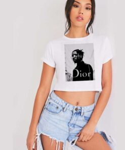 ASAP Rocky Dior Vintage Crop Top Shirt
