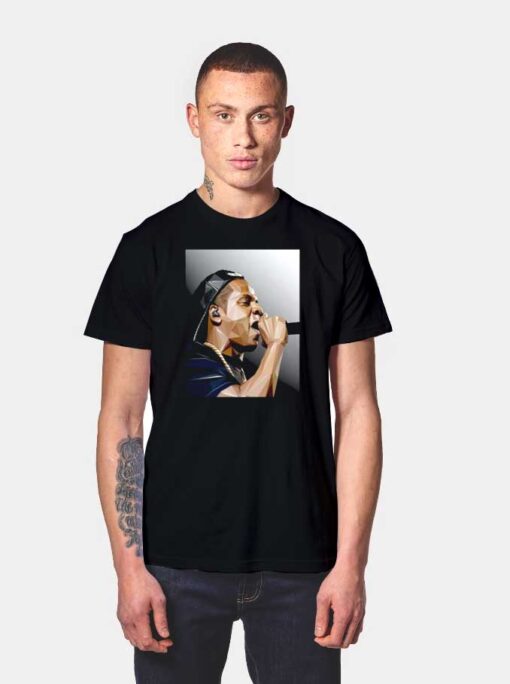 Jay-Z Hand On Cheek Photo T Shirt