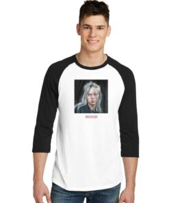 Billie Eilish Mood Picture Raglan Tee