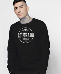 Classic Colorado Mountain Est 1876 Sweatshirt