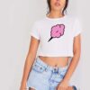 Classic Cotton Candy Logo Crop Top Shirt