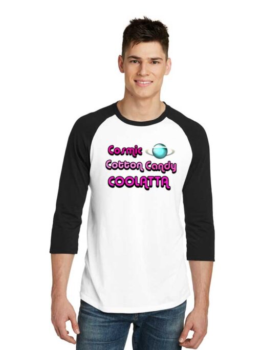 Cosmic Cotton Candy Coolatta Planet Raglan Tee