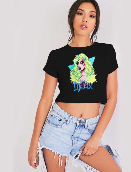 Drag Queen Detox Icunt Painting Crop Top Shirt