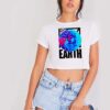 Earth Stand Save The Planet Crop Top Shirt