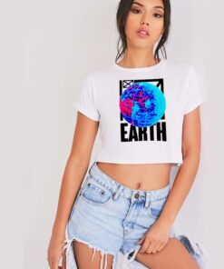 Earth Stand Save The Planet Crop Top Shirt