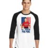 Forest Gump All American Ping Pong Flag Raglan Tee