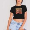 Fuck Font Word Quote Retro Crop Top Shirt