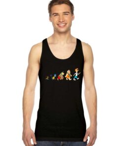 Hanna Barbera Evolution Cartoon Tank Top