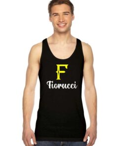 I Am F Fiorucci Logo Tank Top