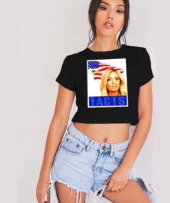Kayleigh Mcenany Facts America Flag Crop Top Shirt