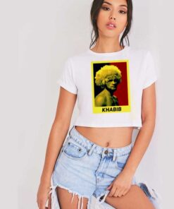Khabib Nurmagomedov Vintage Portrait Crop Top Shirt