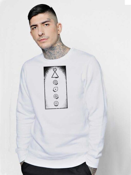 Learn Glypsh Emphaty Occult Symbols Sweatshirt
