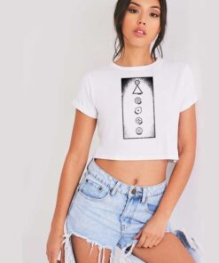 Learn Glypsh Emphaty Occult Symbols Crop Top Shirt