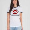 Lips Did You Get The Sensation Today Ringer Tee