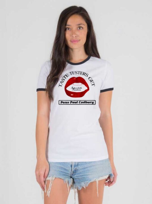 Lips Did You Get The Sensation Today Ringer Tee