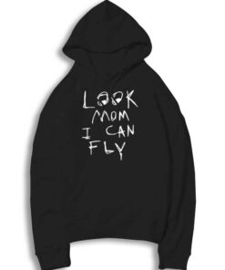 Look Mom I Can Fly Scribble Hoodie