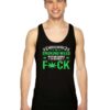 Marijuana Smoking Weed Weekend Logo Tank Top