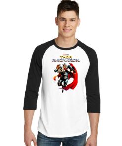 Marvel Studios Thor Ragnarok Logo Raglan Tee