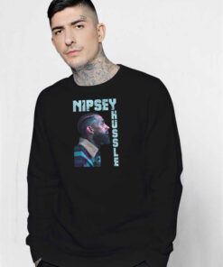 Nipsey Hussle Rapper Poster Sweatshirt