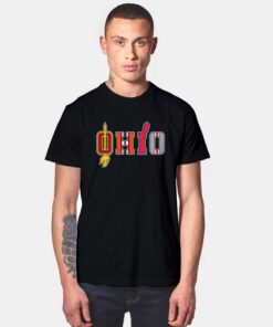 OHIO All Word Logo T Shirt