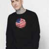 Ping Pong Ball American Flag Sweatshirt