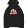 Retro Santa Cruz California Beach Sunset View Hoodie