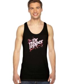 Retro Thermal Dr Pepper Logo Tank Top
