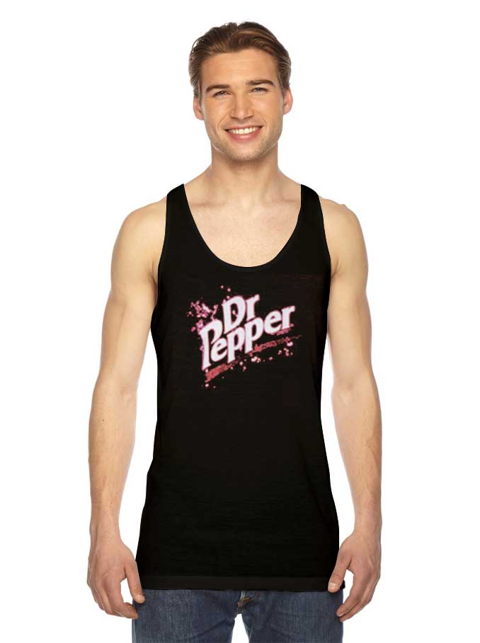 Retro Thermal Dr Pepper Logo Tank Top