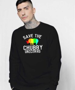 Save the Chubby Unicorns Rhino Sweatshirt