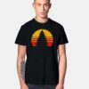 Solitary Pine Tree Sunset T Shirt