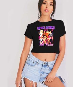 Spice Girls Girl Power Vintage Crop Top Shirt