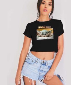 Star Wars The Mandalorian The Child Pod Crop Top Shirt