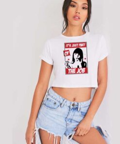 Taste Testing Is Just Part of The Job Crop Top Shirt