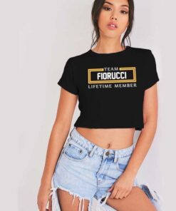 Team Fiorucci Lifetime Member Box Crop Top Shirt