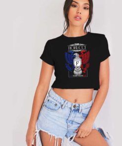 Team Fiorucci Lifetime Member Eagle Crop Top Shirt