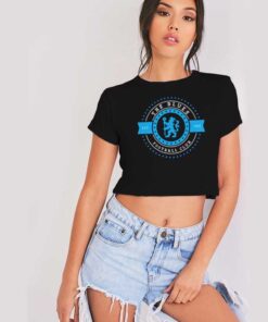 The Blues Football Club Logo Crop Top Shirt
