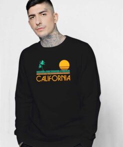 Vintage California Beach Sunset Sweatshirt