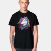 Badass Unicorn Rider Punk Jacket T Shirt