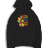 Biden Harris Peace Love Equality Flower Colorful Hoodie