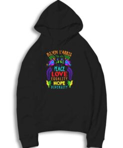 Biden Harris Peace Love Equality Hope Hoodie