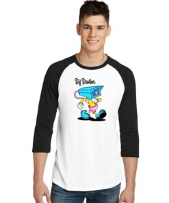 Big Brother Security Camera Cartoon Raglan Tee