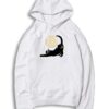 Black Cat With Moon Under The Moon Hoodie