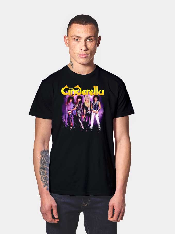 Cinderella Old School Rock Band T Shirt