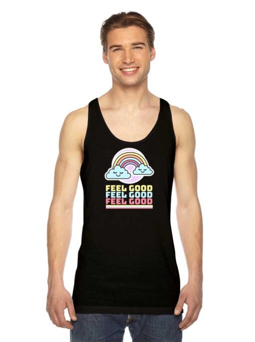 Feel Good Cloud Rainbow Tank Top