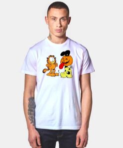 Garfield Halloween Pumpkin Cartoon T Shirt