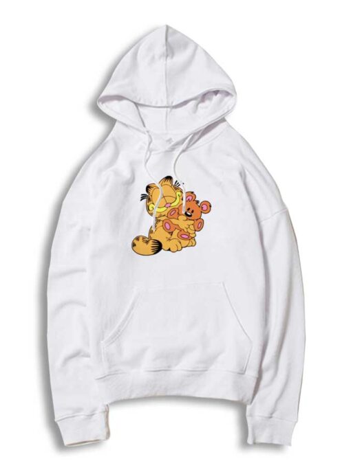 Garfield Hug A Teddy Bear Hoodie