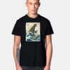 Godzilla Kanagawa Japanese Vintage T Shirt