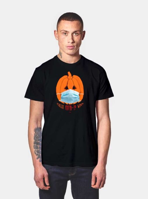 Hallo Covid-19 Ween Pumpkin Halloween T Shirt