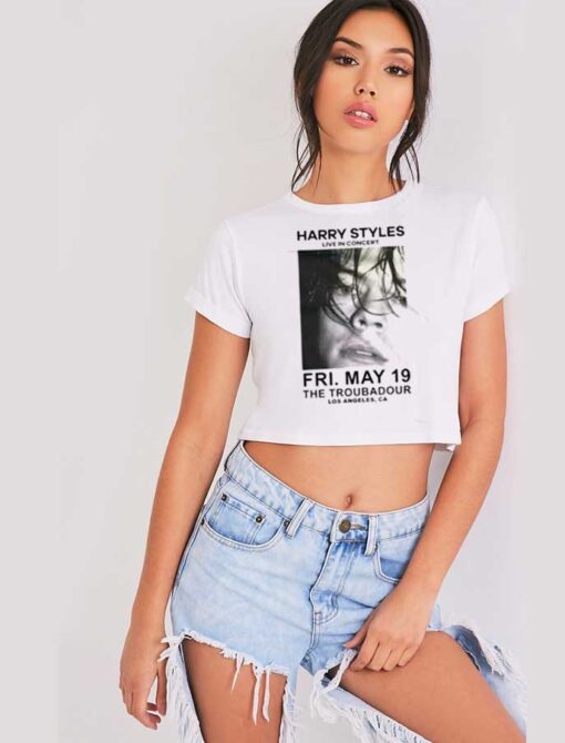 Harry Styles Live In The Troubadour Crop Top Shirt